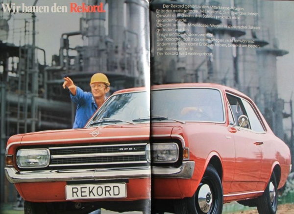 Opel Modelprogram 1969 "Was wir fuer Wagen bauen" Carbrochure (9927)